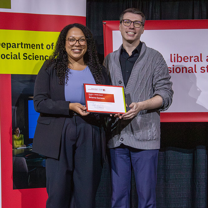 Social Science awards Brianna Garneau